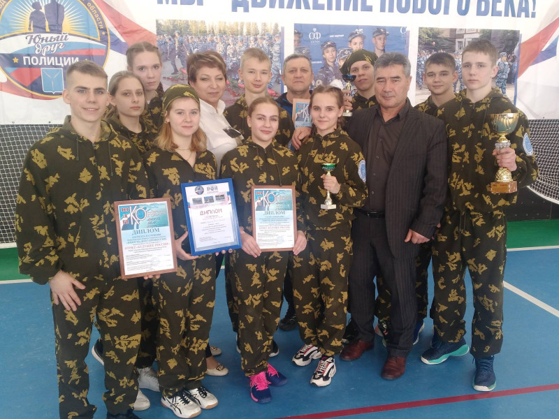 Команда Юный друг полиции МАОУ СОШ № 25 &quot;Будущее России&quot; стала победителем.